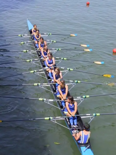 Aviron — avancer à huit